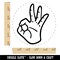 OK Okay Hand Sign Rubber Stamp for Stamping Crafting Planners